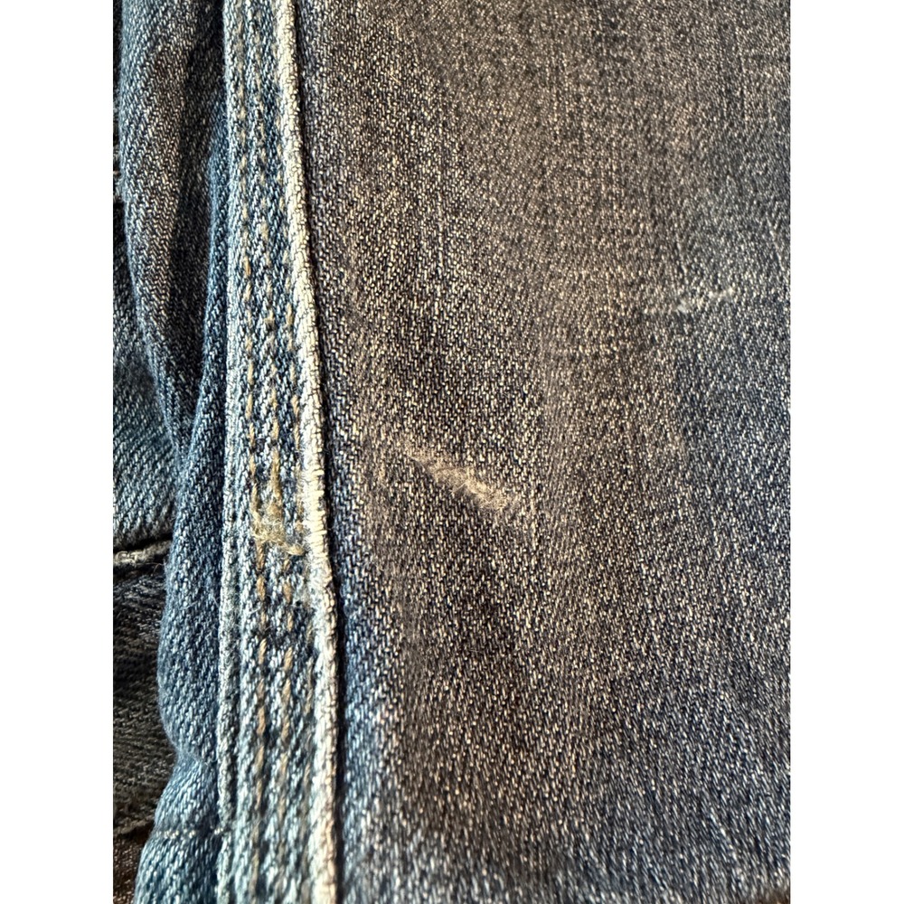 Eddie Bauer Flannel Lined Jeans Women 6 Blue Excellent Boyfriend Relaxed Leg - Picture 12 of 12